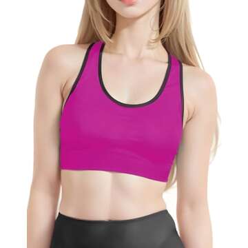 Match Racerback Sports Bras for Women – Padded Workout Tops