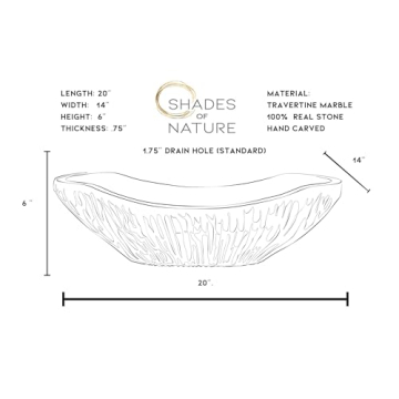 Natural Travertine Vessel Sink - Stunning Bathroom Design