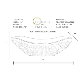 Natural Travertine Vessel Sink - Stunning Bathroom Design