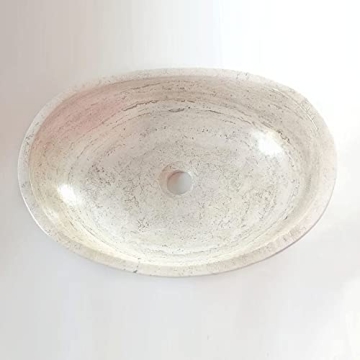 Natural Travertine Vessel Sink - Stunning Bathroom Design