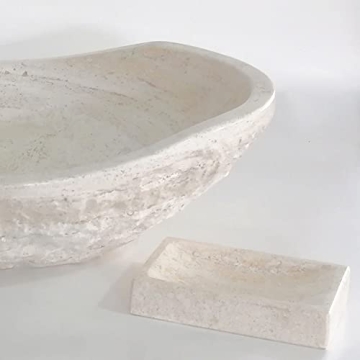 Natural Travertine Vessel Sink - Stunning Bathroom Design