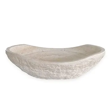 Natural Travertine Vessel Sink - Stunning Bathroom Design