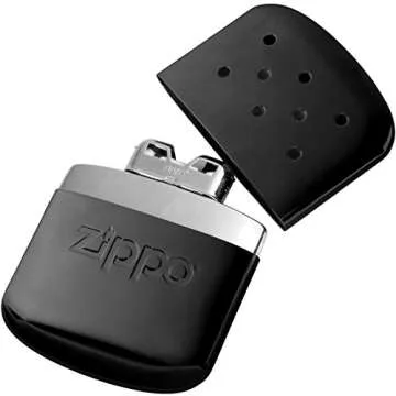 Zippo Black Hand Warmer for 12 Hours of Lasting Warmth