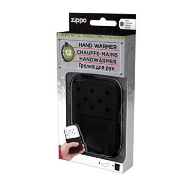Zippo Black Hand Warmer for 12 Hours of Lasting Warmth