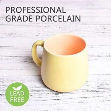 Bosmarlin Matte Ceramic Coffee Mug 15 oz - Stylish & Durable