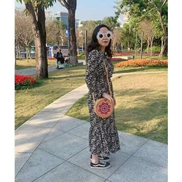 Women's Summer Straw Clutch Purse for Beach and Casual Wear