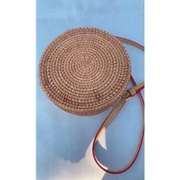 Women's Summer Straw Clutch Purse for Beach and Casual Wear