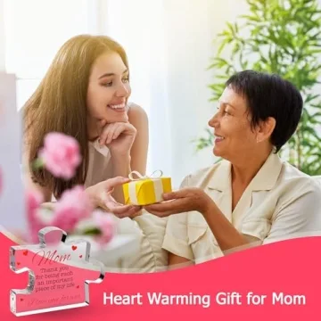 VELENTI Elegant Gift for Mom - Engraved Acrylic Puzzle