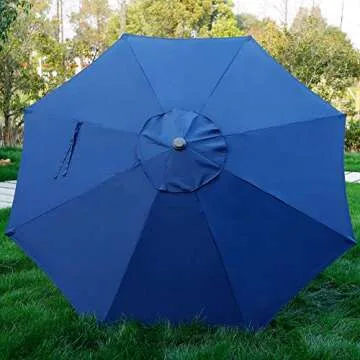 Blissun 9' Outdoor Patio Umbrella - Stylish Shade Solution