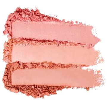 KimChi Chic Beauty Cheeky 3Some Blush Trio, Blush Makeup Palette with 3 Colors, Use Individually or Blend All Shades for Custom Look, 02 Apple Bottom Cheeks, 0.47 oz