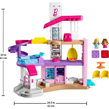 Interactive Barbie DreamHouse Playset for Toddlers