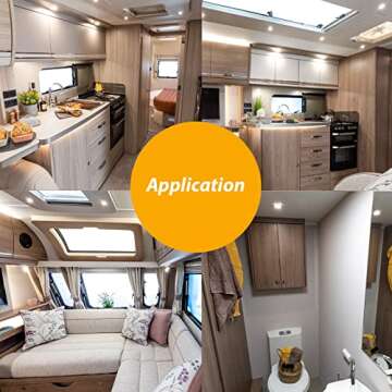 Dream Lighting RV 12V LED Under Cabinet Lights 3000K