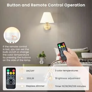 SCOPOW Rechargeable Light Bulb with Remote Control