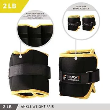 Comfortable Adjustable Ankle Weights for Men and Women