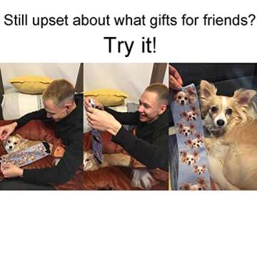 Kervaky Custom Socks with Face Dog Socks, Your Photo on Personalized Novelty Socks with Picture for ...