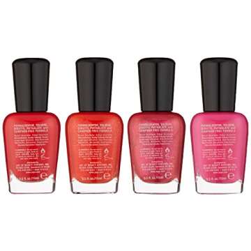 Zoya Polish Quad Nail Polish, Spreading Cheer, 4 Count