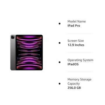 2022 Apple iPad Pro 12.9" (Renewed) - Performance & Style