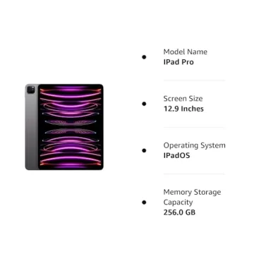2022 Apple iPad Pro 12.9" (Renewed) - Performance & Style