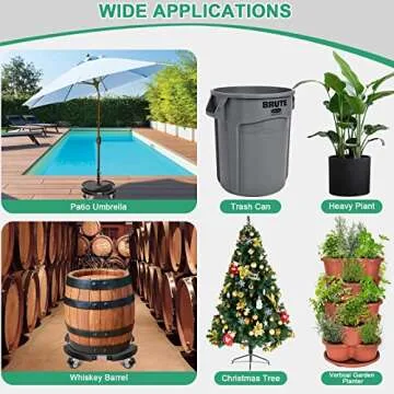 Adjustable Sanyi Plant Caddy - Move Large Pots with Ease!