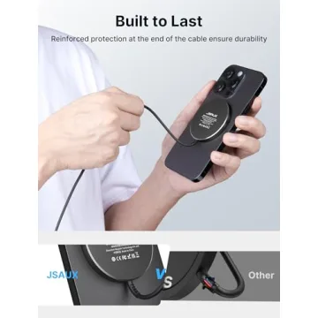 JSAUX Magnetic Wireless Charger 2-Pack for Fast Charging