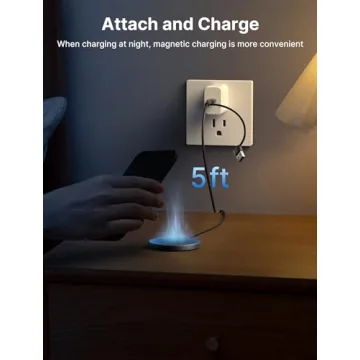 JSAUX Magnetic Wireless Charger 2-Pack for Fast Charging