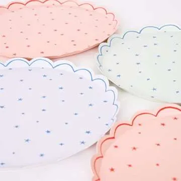 Meri Meri Star Pattern Dinner Plates (Pack of 8)