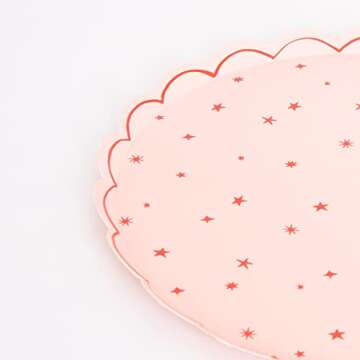 Meri Meri Star Pattern Dinner Plates (Pack of 8)