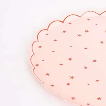 Meri Meri Star Pattern Dinner Plates (Pack of 8)