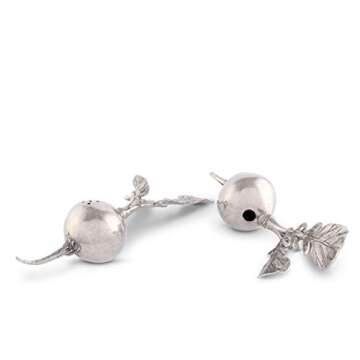 Vagabond House Pewter Radish S & P Shaker Set