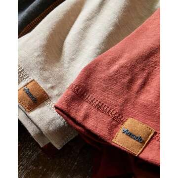 Venado Long Sleeve Shirts for Men – Flex Henley Outdoor Wear in Oatmeal