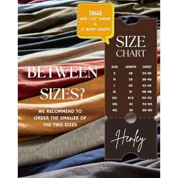 Venado Long Sleeve Henley Shirts for Outdoor Adventures