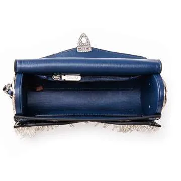 Designer Purse Owl Glitter Purse Beaded Fringe Crossbody Bags for Women Chain Shoulder Bag MC-1028NY