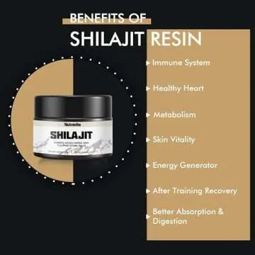 Nutravita Shilajit - Pure Himalayan Resin for Wellness