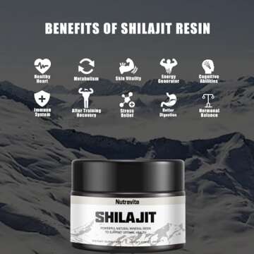 Nutravita Shilajit - Pure Himalayan Resin for Wellness