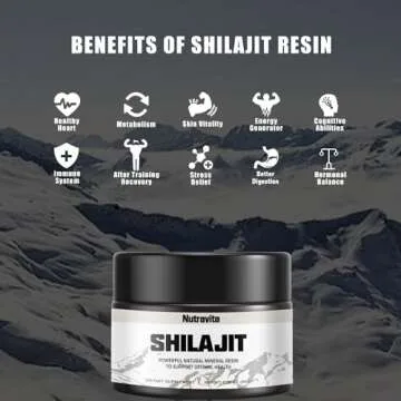 Nutravita Shilajit - Pure Himalayan Resin for Wellness
