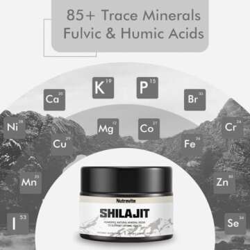 Nutravita Shilajit - Pure Himalayan Resin for Wellness