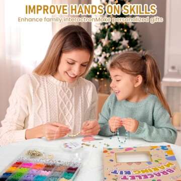 JQEEYGV 5500pcs Clay Beads Kit for Kids' Jewelry Making