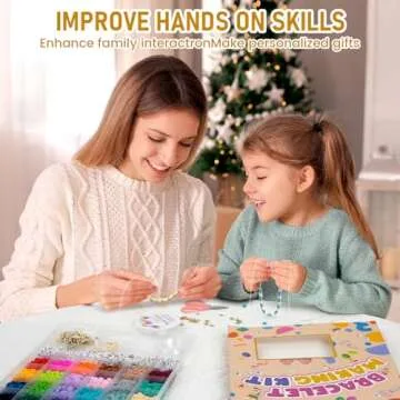 JQEEYGV 5500pcs Clay Beads Kit for Kids' Jewelry Making