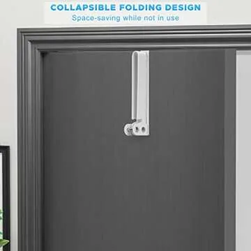 FYY Collapsible Over The Door Hooks for Organized Spaces