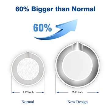 DIYESMART 24Pcs Paint Palette Tray Set for Art Mixing