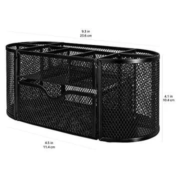 Durable Amazon Basics Mesh Desk Organizer for All Needs