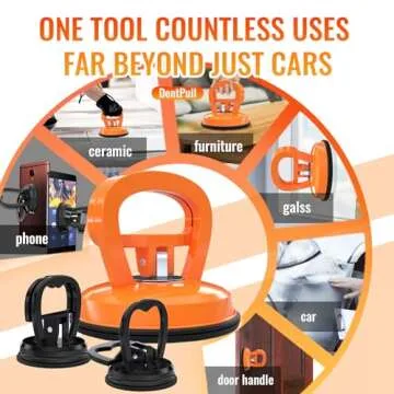 3PCS Dent Puller Tool Kit for Car and Home Repairs