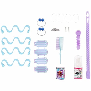 L.O.L. Surprise! OMG Fashion Show Hair Edition Lady Braids 10" Fashion Doll w/Magic Mousse, Transforming Hair, Including Stylish Accessories, Holiday Toy Playset, Gift for Kids Ages 4 5 6+ & Collectors