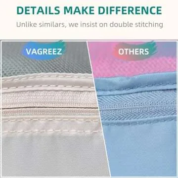 VAGREEZ Lightweight Travel Packing Cubes Set for Luggage