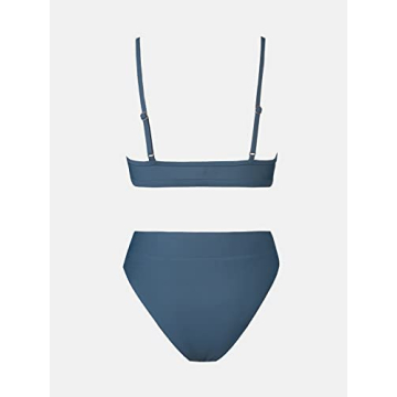 Stylish CUPSHE Bikini Set for Women - High Waisted, Cut Out