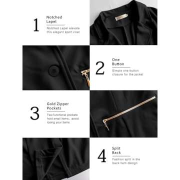 Stylish Genhoo Women's Open Front Blazer for Every Occasion