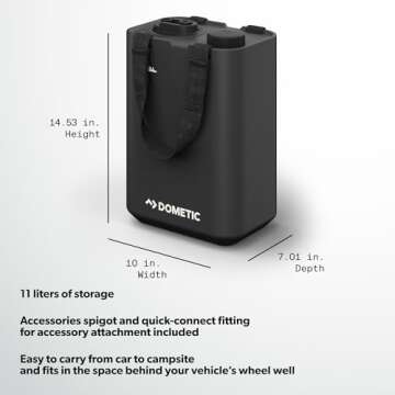 Dometic Go Hydration Water Jug, 11L (Slate)