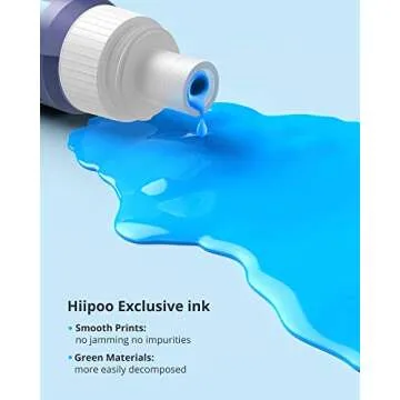 Hiipoo Ink Refill for Epson ET-2750 ET-2760 ET-3760 Printers
