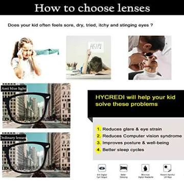 Hycredi Kids Blue Light Blocking Glasses，Anti Eyestrain & UV Protection, Computer Gaming TV Phone Glasses for Boys Girls (Leopard+Clear pink)