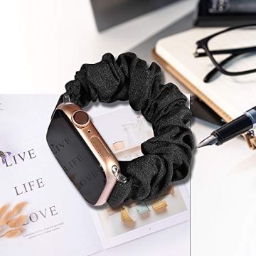 BMBMPT Scrunchie Elastic Watch Band for Apple Watch